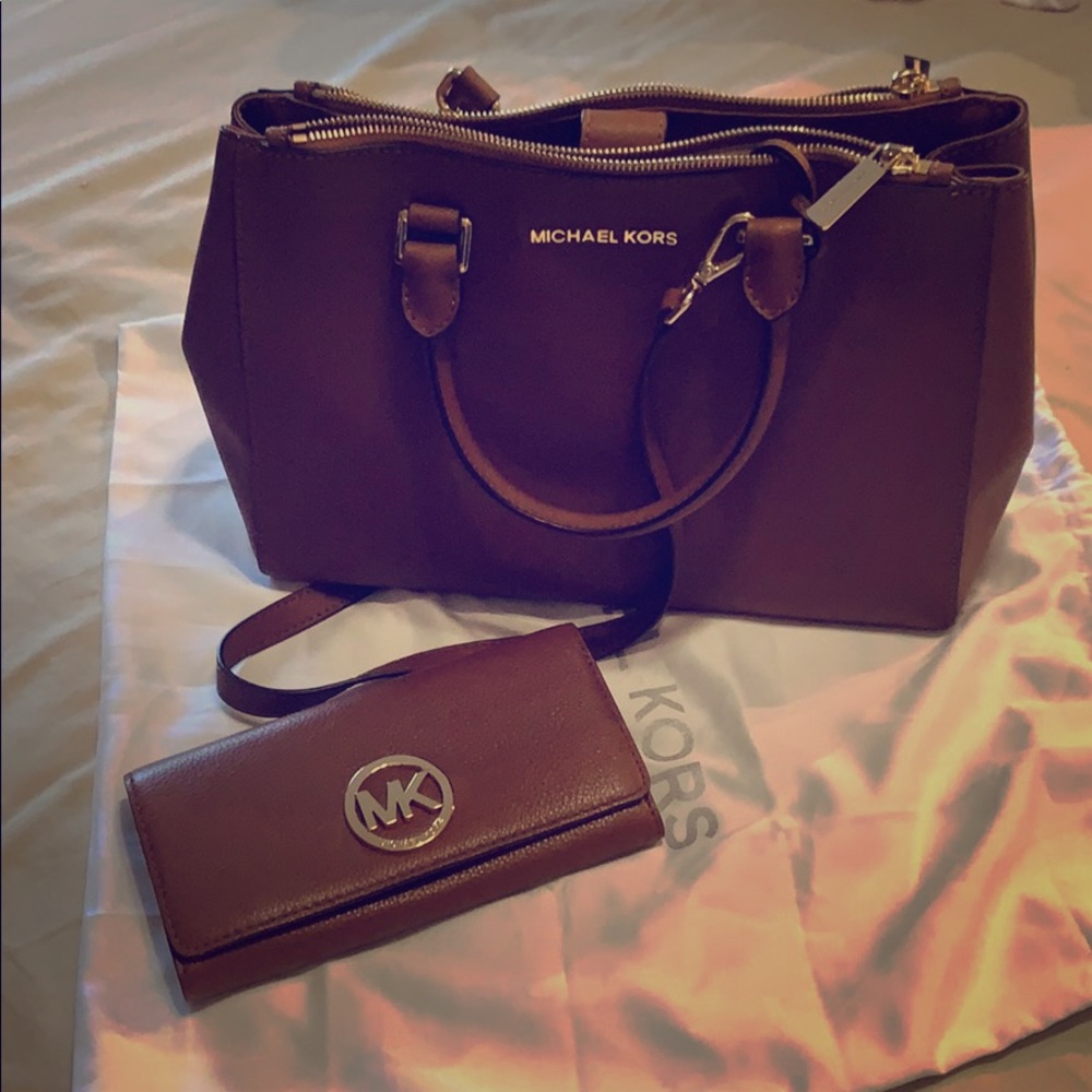 Michael Kors bag with wallet